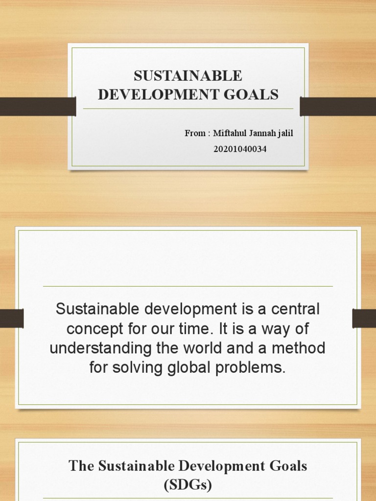 Overview of Sustainable Development Goals | PDF | Sustainability ...
