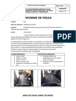 Informe de La Polea N 04 Tripper Car 014-004 SGMC Cr-95493