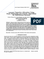 Ieit ": Optimal Capacitor Allocation Using F'Uxzy Reasoning and Genetic Algorithms For Distribution Systems