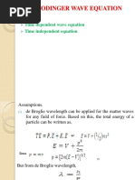 WISEM-2020-21 PHY1701 ETH VL2020211000264 Reference Material II 10-Nov-2020 Schroendinger Time Dependent and Independent Wave Equations