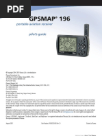 Gpsmap 196: Portable Aviation Receiver Pilot's Guide