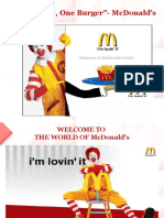 "One World, One Burger"-Mcdonald'S