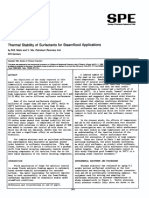 Thermal Stability of Surfactants For Steam Flood