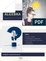 Algebra 1: Presented By: M.S Atenta