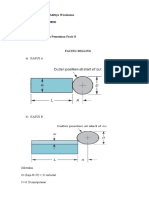 Surya Adittya Wicaksono - Facing Milling - Praktik Pemesinan Frais II