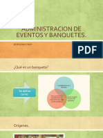 Organización de eventos y banquetes