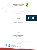 Programa de Pyp en Personas Con Discapacidad Deporte Adaptados