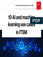 10 AI and Machine Learning Use Cases in ITSM