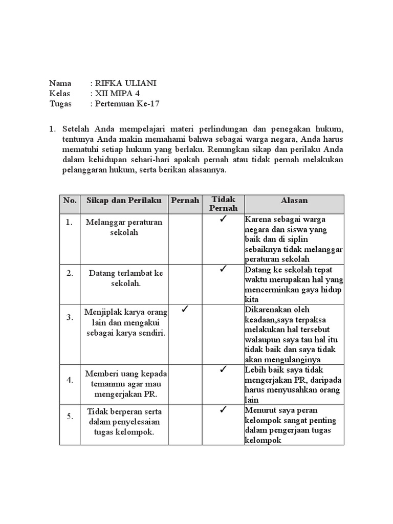 Rifka Uliani Xii Mipa 4 Tugas Pertemuan Ke 17 Pdf