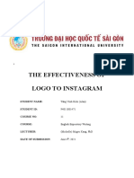 The Effectiveness of Logo To Instagram: Student Name: Student Id: Course No: Course: Lecturer: Date of Submission