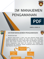 Paparan Tentang Sistem Managemen Pengamanan