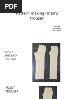 Pattern Making - Men's Trouser - Y.navina