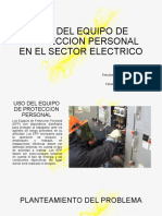 Uso Del Equipo de Proteccion Personal en El Sector Electrico