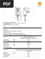 IFM SI5000 Flow Sensor Manual | PDF | Switch | Flow Measurement