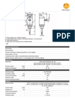 SA5000 Flow Sensor Spec Sheet