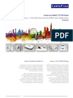 CableFree OFDM Radio Antenna Datasheet 5GHz DP 30dbi 60cm