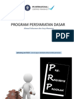 Materi-2 Program Prasyarat - Horeka