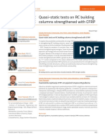 Quasi-static tests on RC building  columns strengthened with CFRP