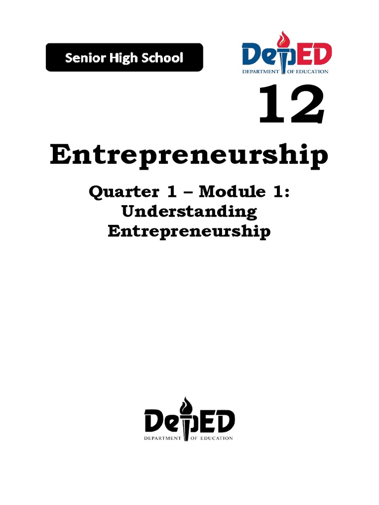 1q Entrep Module Week 1 Midterm | PDF | Entrepreneurship | Economics