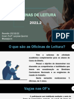 Reunião Oficinas de Leitura 15.10