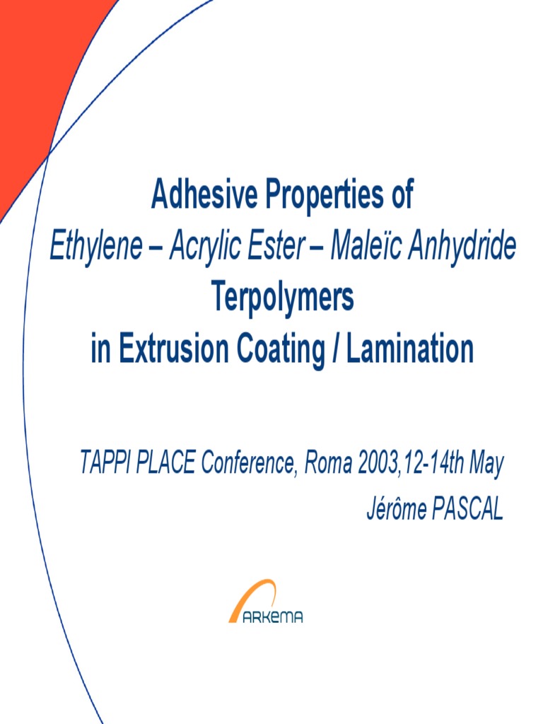 Acrylic Ester PDF Copolymer Poly(Methyl Methacrylate)