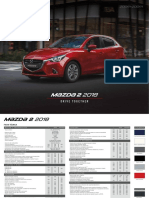 Ficha Tecnica Mazda 2 - 2018