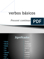 Verbos Básicos: Present Continuous