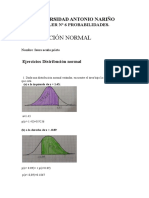 Distribuciones de Probabilidad Normal