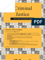 Criminal Justice by Slidesgo