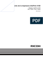 Funcionamiento de La Impresora Infoprint 4100: Modelos Infoprint 4100 Ts2, Td3/4, Ts3 Y Td5/6