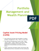 Portfolio Management 7 CAPM