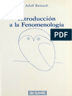 Introduccion a La Fenomenologia