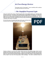 Simple Free-Energy Devices: Chapter 33: The Simplified Perpetual Light
