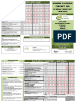 Horaire 125 Recto Verso 31 Aout 2020