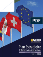 Plan Estrategico de Cooperacion Internacional Gestion Riesgo 2015 2018