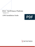 Rsa Netwitness Platform: Aws Installation Guide