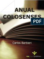 MANUAL COLOSENSES. Carlos Barbieri