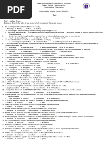 4th Quarter Exam UCSP