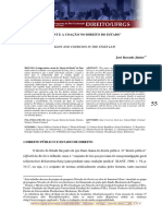 Kant e A Coação No Direito Do Estado - José Resende