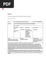 RT Communities Social Performance Standard