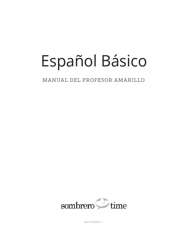 Spanish 1 Scope & Sequence by Unit PDF