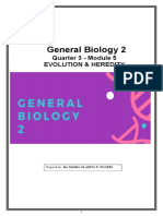General Biology 2: Quarter 3 - Module 5 Evolution & Heredity
