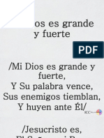 Mi Dios Es Grande y Fuerte