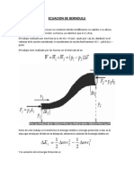 Ecuacion de Bernoulli