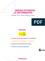 2.1 Energía Potencial de Deformación