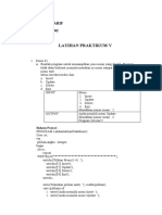 Latihan Praktikum V (Ahmad Arif, 40621190002)