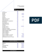 Modelo Planilha Precificação