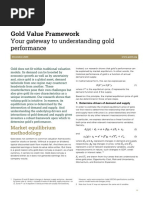 Gold Value Framework: Your Gateway To Understanding Gold Performance