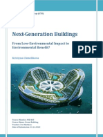 Next-Generation Buildings: From Low-Environmental Impact To Environmental Benefit?