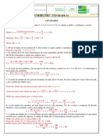 Atividade 15 - 9º MAT - Medidas de Posição-Professor